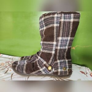 Vintage Roxy Plaid Winter Boots💖💜
